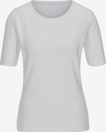 Pull-over MADELEINE en blanc : devant