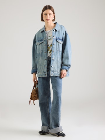 Hailys - Camisa 'Sv44enja' em branco