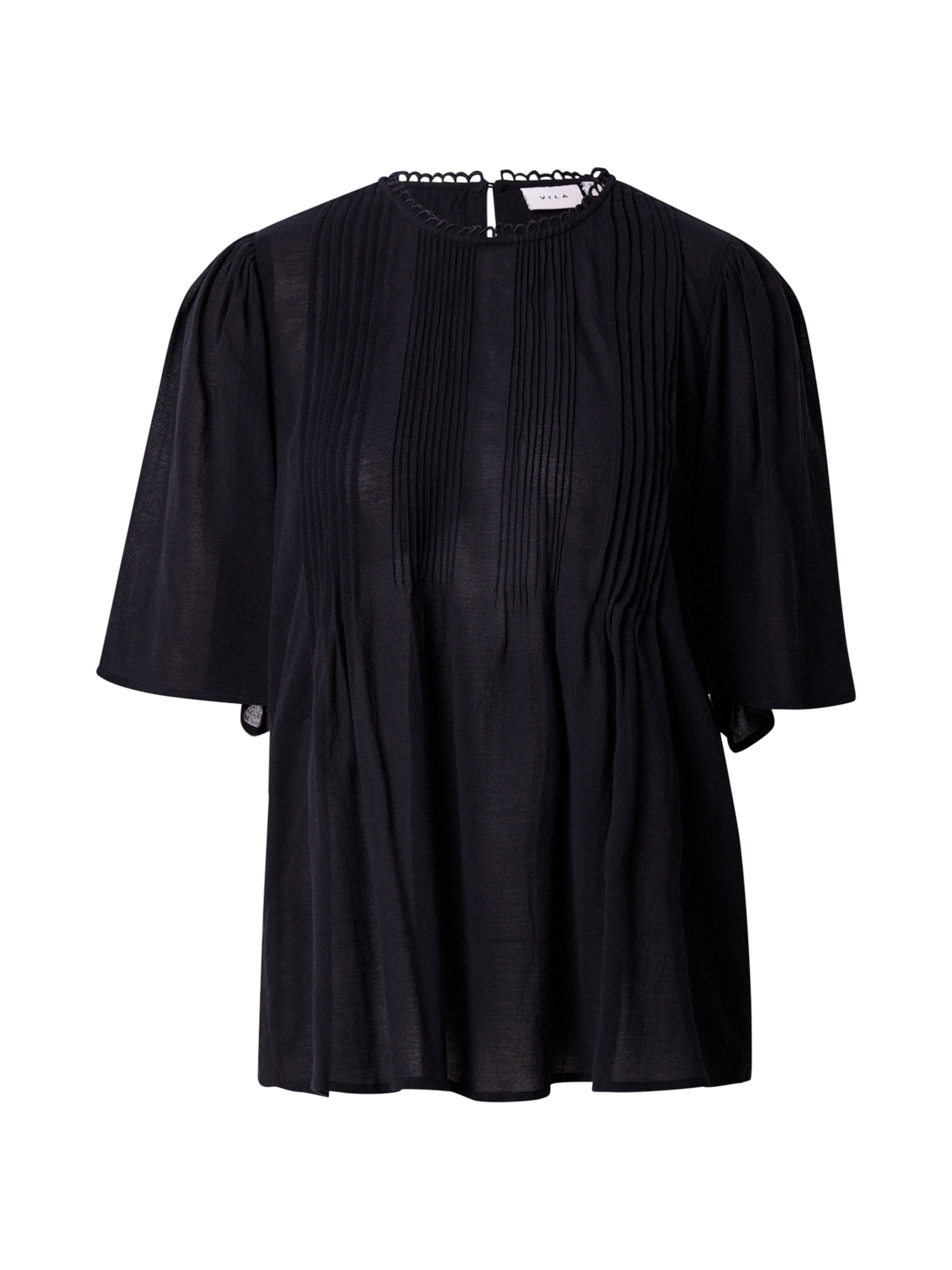 VILA - Blusa 'VISEFINA' en negro: frente