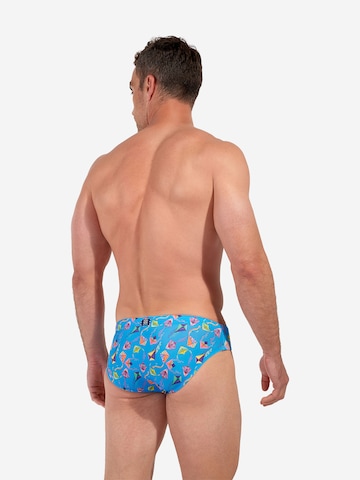 HOM Badehose ' Swim Mini Briefs Lido ' in Blau