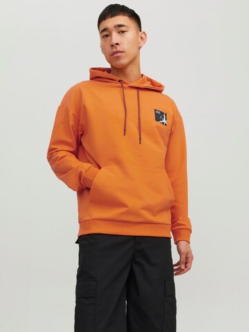JACK & JONES Sweatshirt 'FILO' in Oranje: voorkant