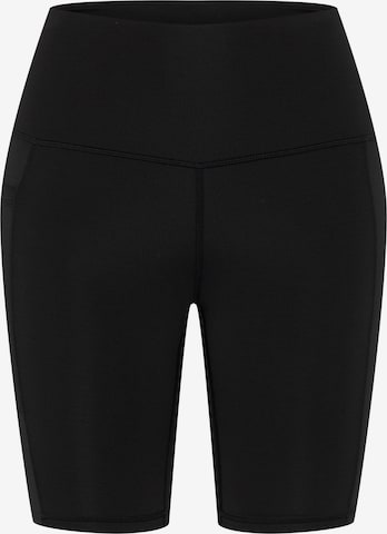 Jette Sport Skinny Leggings in Black: front