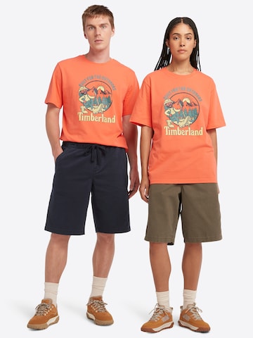 TIMBERLAND T-Shirt 'Hike Out' in Orange