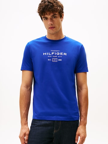 Tricou de la TOMMY HILFIGER pe albastru: față
