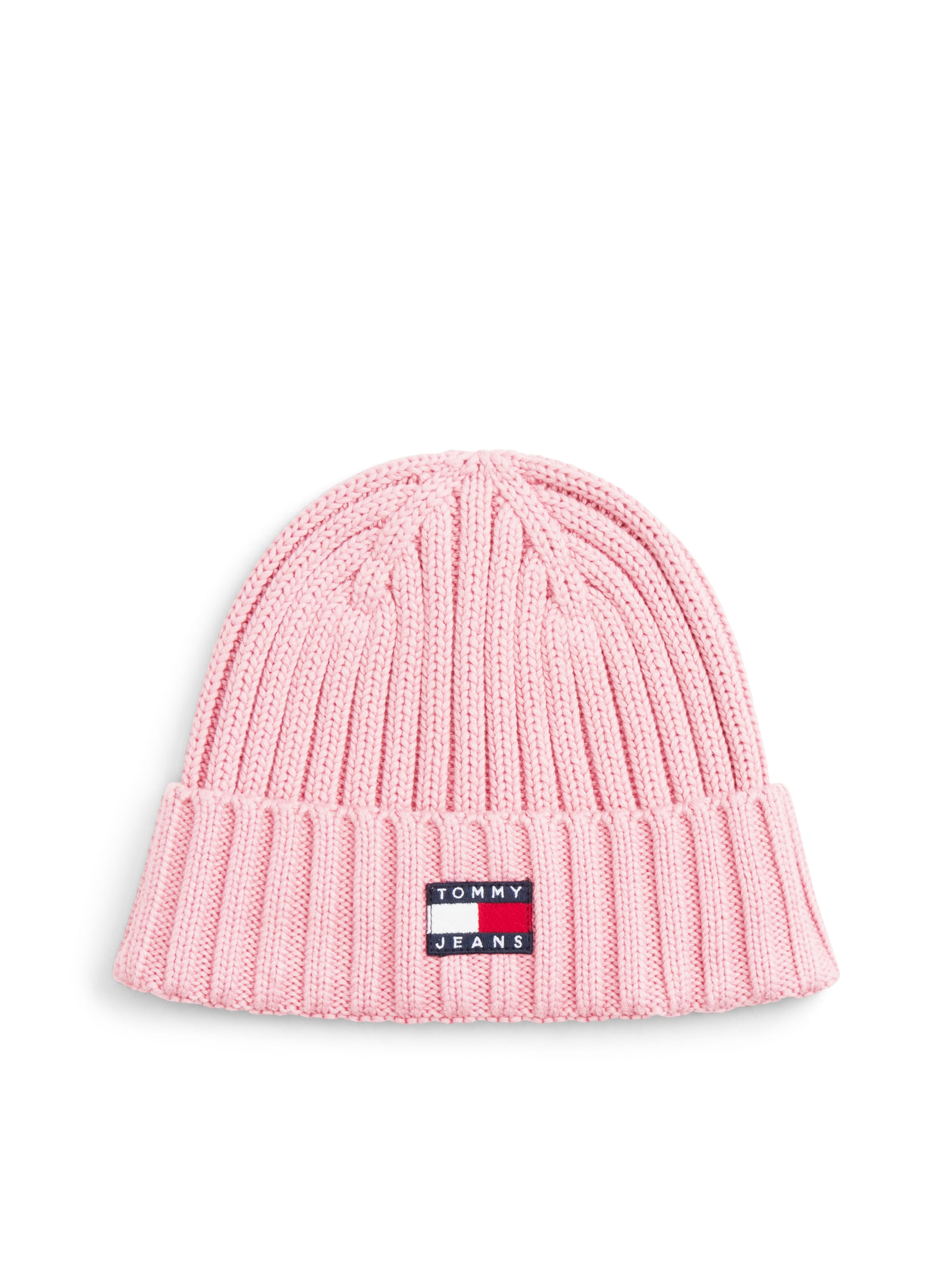 Berretto 'HERITAGE' di Tommy Jeans in rosa: frontale