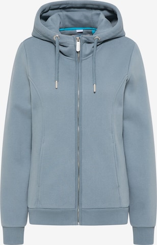 TALENCE Zip-Up Hoodie in Blue: front
