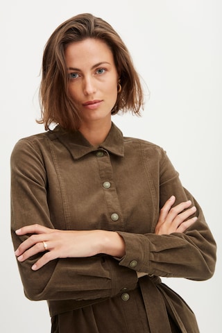 Robe-chemise 'Tean' Fransa en marron