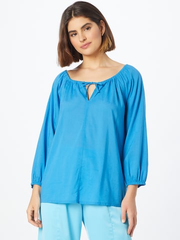 TOM TAILOR - Blusa em azul: frente