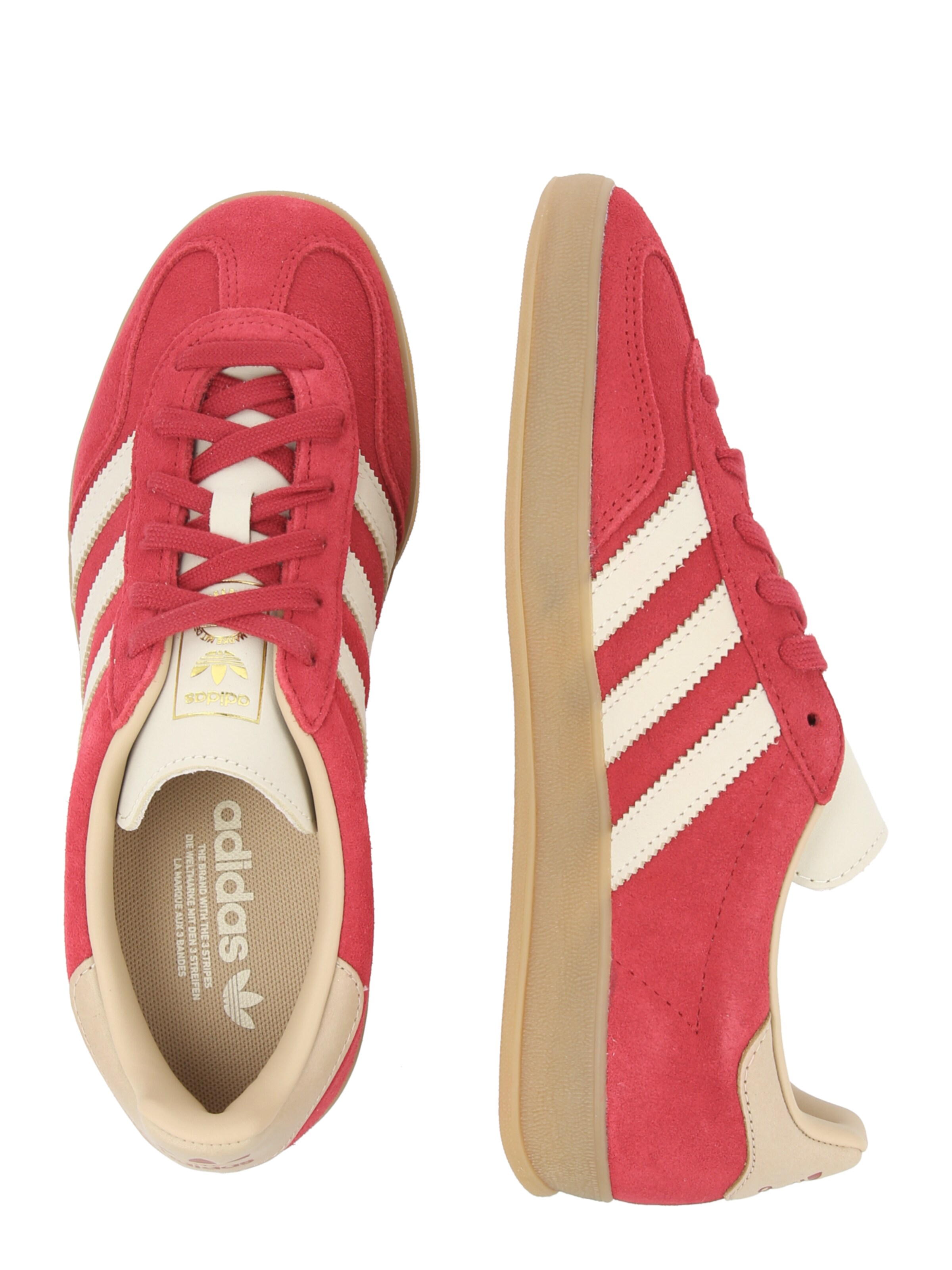 Sneaker low 'Gazelle' de la ADIDAS ORIGINALS pe roșu