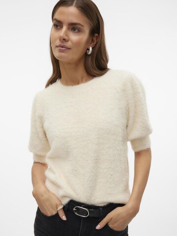 VERO MODA Sveter 'ALINA' - Béžová