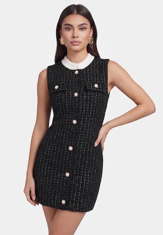 faina - Vestido en negro: frente
