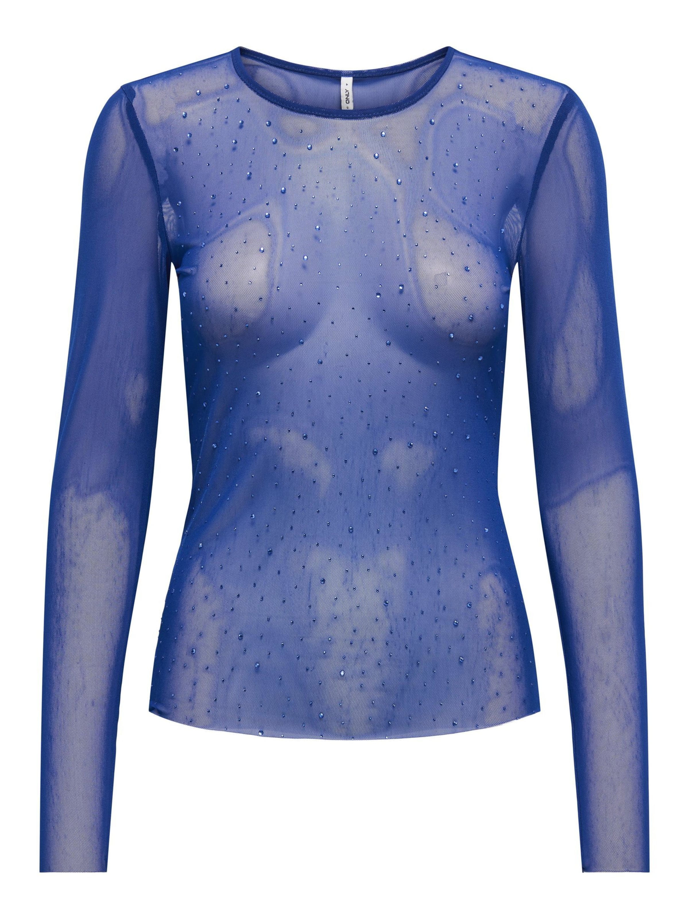 ONLY Top 'ELSA' in Blue: front