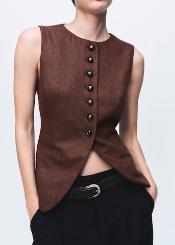 MANGO Vest 'Greta' in Red: front