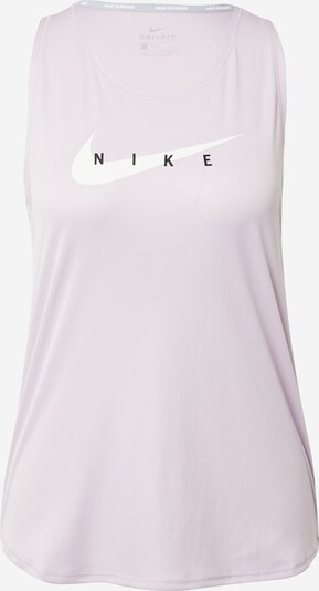 NIKE Спортен топ в пастелнолилаво / черно / бяло, Преглед на продукта