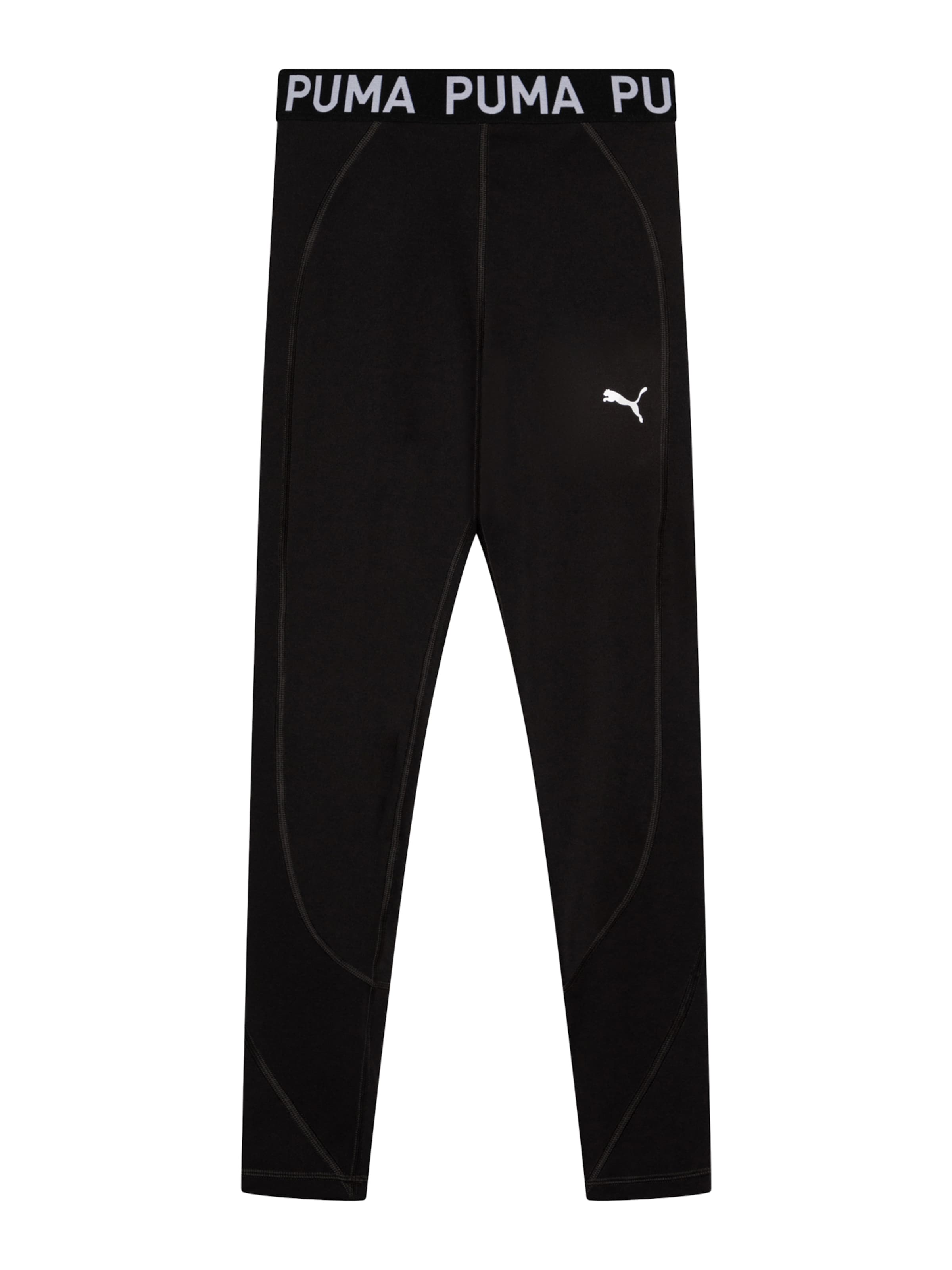 PUMA Skinny Sportbyxa 'Strong' i svart: framsida