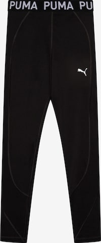 PUMA Skinny Workout Pants 'Strong' in Black: front