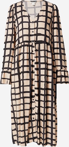 Monki Shirt dress in Beige: front