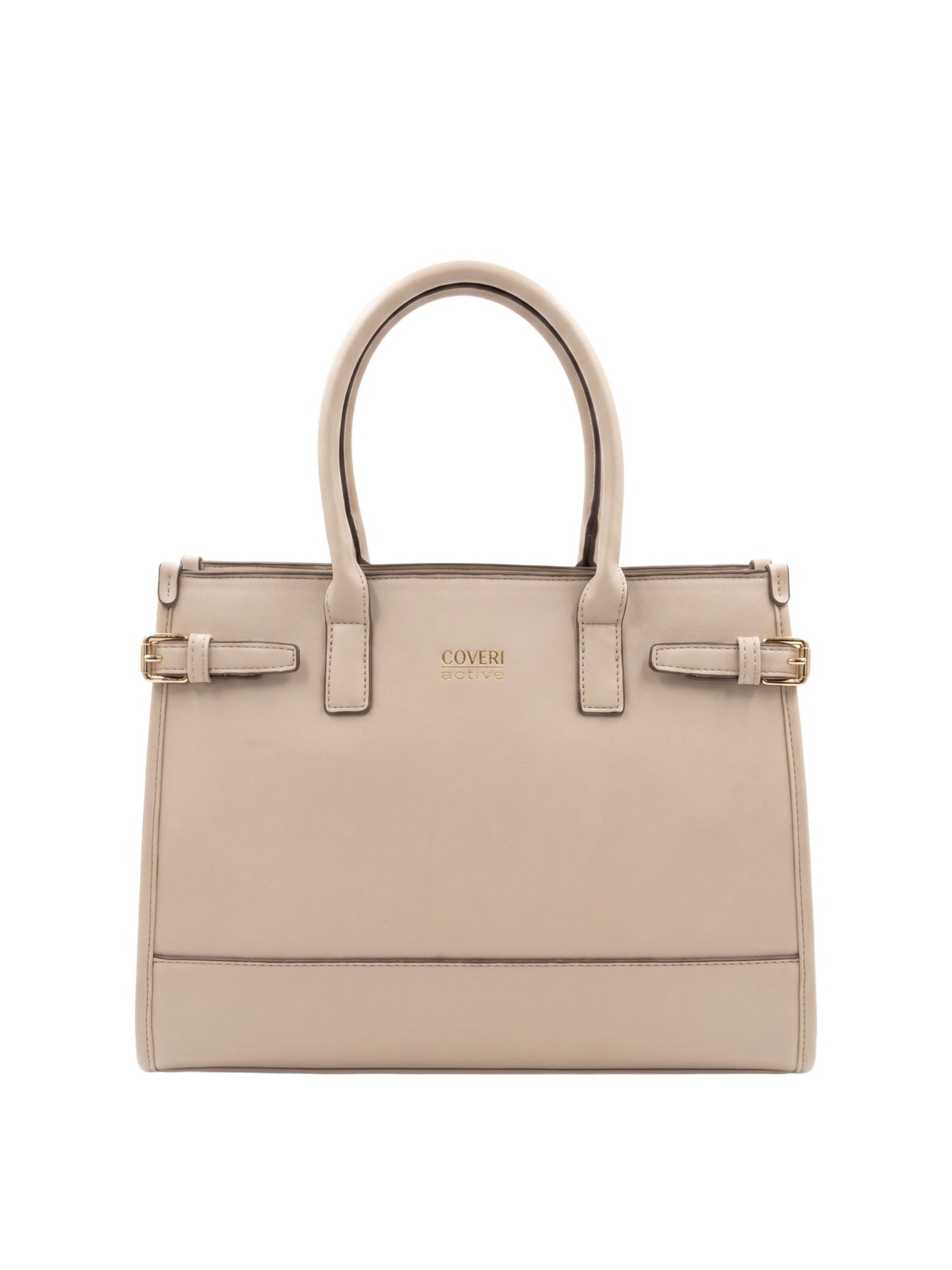 Borsa a mano di Coveri in beige: frontale
