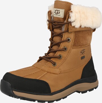 Bottines à lacets 'Adirondack' UGG en marron : devant