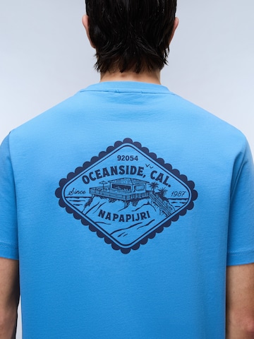 NAPAPIJRI Футболка 'Flint' в Синий