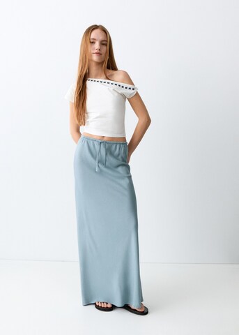 MANGO TEEN Skirt 'Mar' in Blue: front