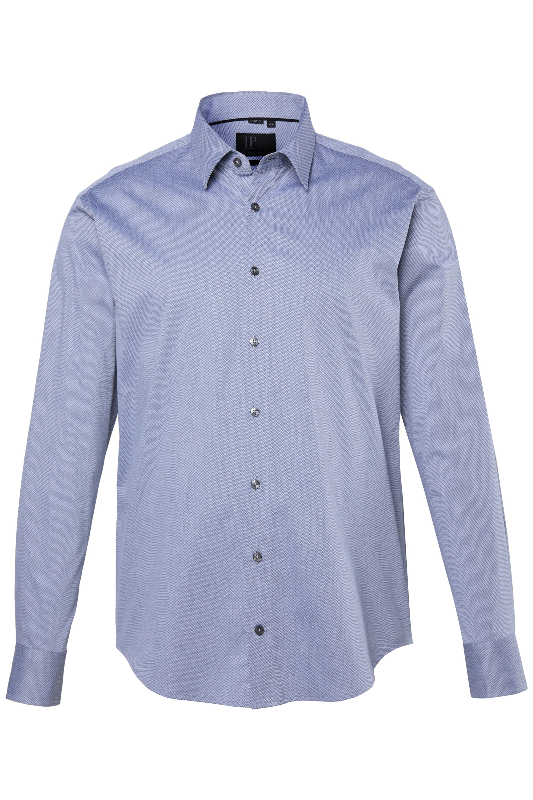 JP1880 Regular Fit Hemd in Blau: Vorderseite