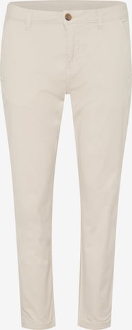 CULTURE Chino nohavice 'CUBRITA' - Béžová: predná strana