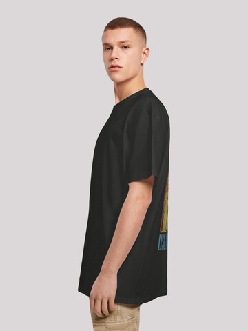 F4NT4STIC Shirt 'Guns 'n' Roses Music Double Illusion' in Zwart