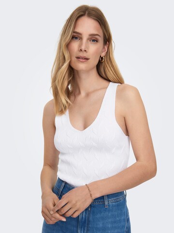 ONLY Knitted top 'SIF' in White