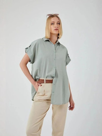 MixRay Oversized shirt in L in Green, Item view