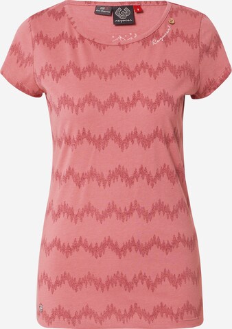 Ragwear T-shirt 'FOREST' i rosa: framsida