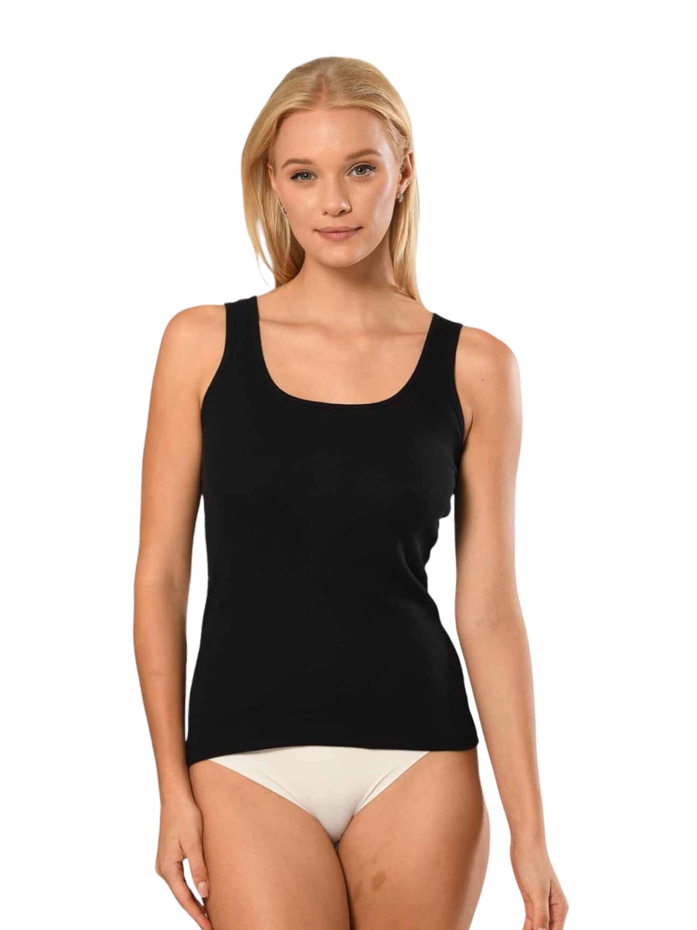 Erdem Undershirt in Black: front