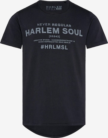 Harlem Soul GE-NT T-Shirt Urban Style in Schwarz: predná strana