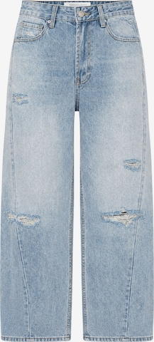 SASSYCLASSY Tapered Jeans i blå: framsida