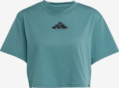 ADIDAS PERFORMANCE Tehnička sportska majica u petrol / crna, Pregled proizvoda