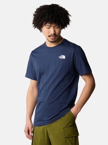 THE NORTH FACE T-shirt 'Redbox' i blå: framsida