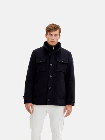 TOM TAILOR Winterjas in Blauw: voorkant