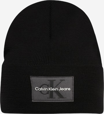 Calvin Klein JeansKapa - crna boja: prednji dio