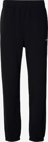 Calvin Klein Tapered Housut 'NANO' värissä musta: etupuoli