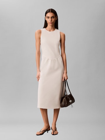 Calvin Klein Regular Kleid in Beige: Vorderseite