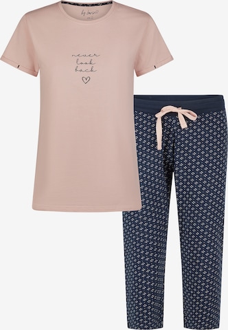 By Louise Pajama 'Essential Capri' in Pink: front