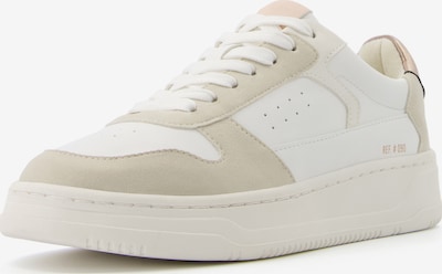 Sneaker low Bershka pe bej / auriu - roz / alb, Vizualizare produs