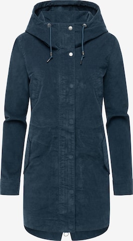 Ragwear Between-seasons coat 'Cannas' in Green: front