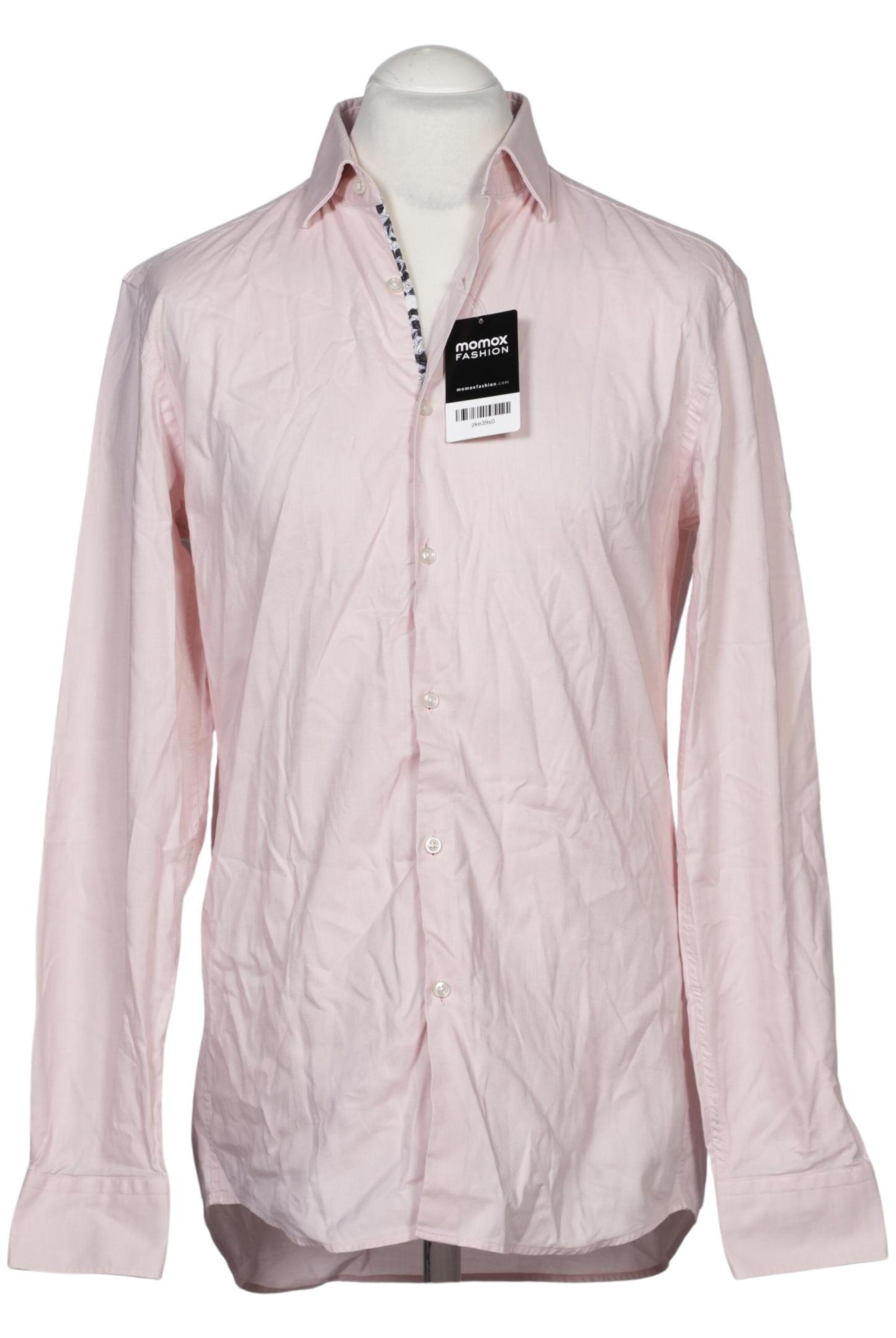 HUGO Button Up Shirt in M in Pink: front