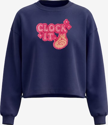 MYMO - Sudadera en azul: frente