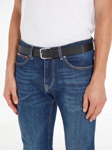 Tommy Jeans Belt 'Austin' in Black: front