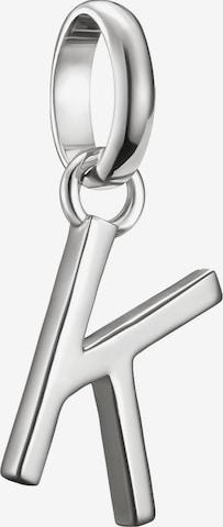 Thomas Sabo Pendant 'Buchstabe K Connect' in Silver: front
