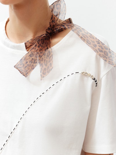 Trendyol Shirt in de kleur Bruin / Zwart / Wit, Productweergave