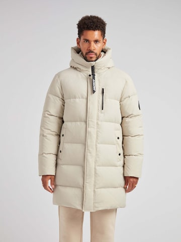 Veste outdoor ' Winter Parka ' JACK1T en blanc : devant