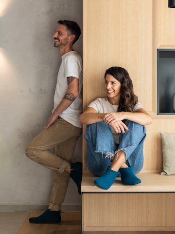 MagicFelt Hausschuh 'Filzstiefel Magicfelt 743'‌‌‌‌‌‌‌ in Blau